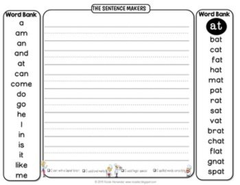 Sentences- Sentence Structure -The Sentence Makers - with EDITABLE Word Banks, image 2
