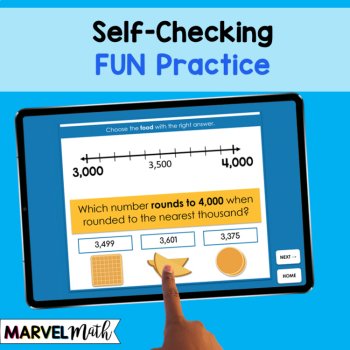 3rd and 4th Grade Digital Place Value Games Bundle, image 2