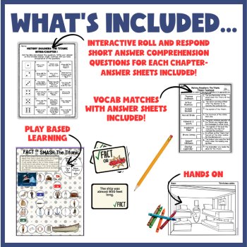 History Smashers: The Titanic: Vocab, Comprehension, Games, Activities, Writing, image 2