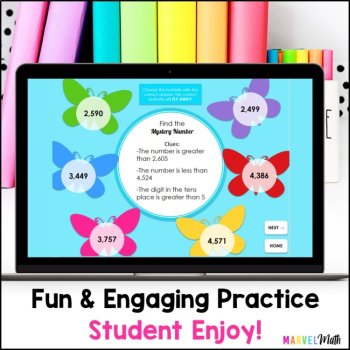 Digital Game - Comparing and Ordering Numbers - Digital Math Station, image 3