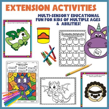 Dragons in a Bag Multi-Sensory Book Companion & Extension Activities, image 4