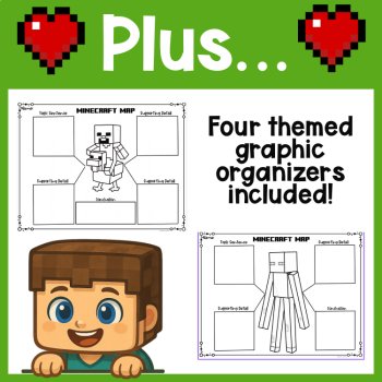Minecraft Creative Writing for Dyslexia, Dysgraphia, New & Remedial Writers, image 3