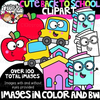 Cute Back to School Clipart {Back to School Clipart}, image 2