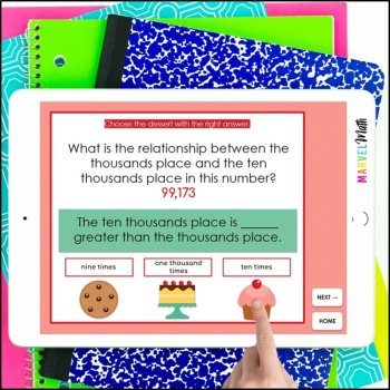 Digital Game - Ten Times Place Value Relationships - Digital Math Stations, image 2