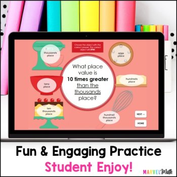 Digital Game - Ten Times Place Value Relationships - Digital Math Stations, image 3