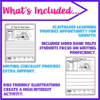 Writing Worksheets Part 2 for Dyslexia & Dysgraphia! Scaffolded Learning, image 2