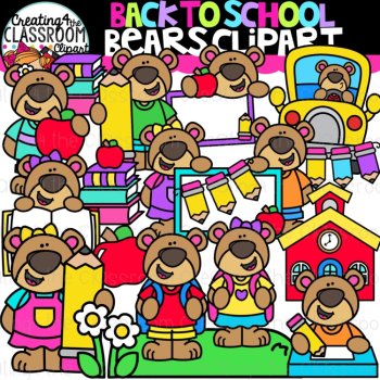 Back to School Clipart Bundle {School Clipart}, image 2