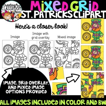 St Patricks Day Puzzle Clipart: Mystery Picture Clipart, image 2