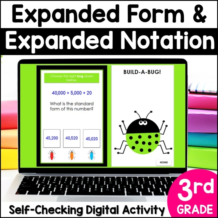 Digital Game - Expanded Form, Expanded Notation - Digital Math Stations