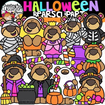 Halloween Clipart Mega Bundle| Halloween clipart for activities, image 2