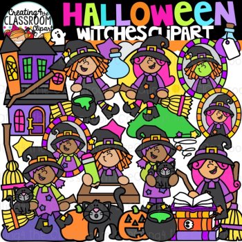 Halloween Clipart Mega Bundle| Halloween clipart for activities, image 3