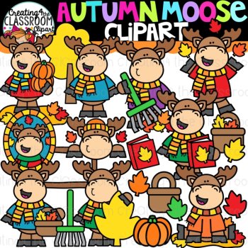 Autumn Clipart Bundle | Fall Clipart for activities and worksheets, image 3
