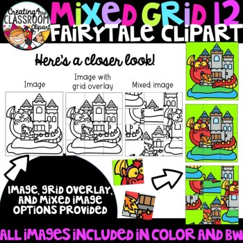 Fairy tale Puzzle Clipart: Mystery Picture Clipart, image 3