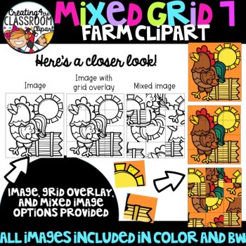Farm Puzzle Clipart {Mystery Picture Clipart}, image 3