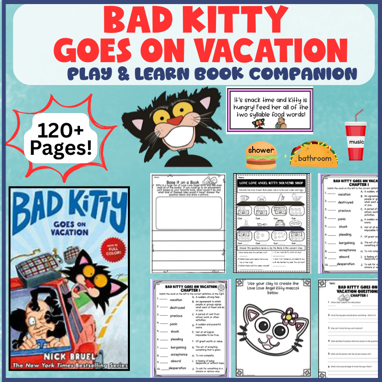 Bad Kitty Goes on Vacation: Book Companion & Multi-Sensory Extension Fun!
