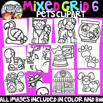 Pets Puzzle Clipart {Mystery Picture Clipart}, image 2