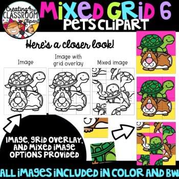 Pets Puzzle Clipart {Mystery Picture Clipart}, image 3