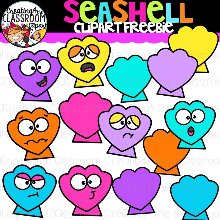 Shell Clipart Freebie {Teacher Appreciation Freebie #6}