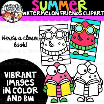 Summer Watermelon Clipart {Summer Clipart}, image 2