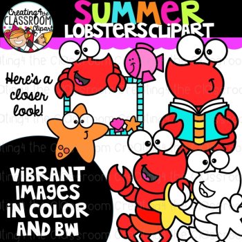 Summer Lobster Clipart {Summer Clipart}, image 2