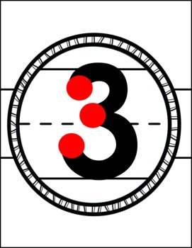 Number Math Touch Dots Cards and Desk Strips 0-9, image 3