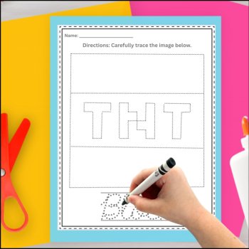 Pic & Spelling Trace, Minecraft Themed: Perfect for Dyslexia & Dysgraphia!, image 3