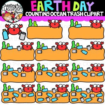 Earth Day Counting Clipart Bundle {Earth Day Clipart}, image 2