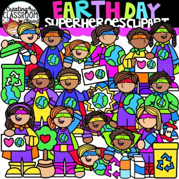 Earth Day Clipart Bundle {Earth Day Clipart for crafts and activities}, image 4