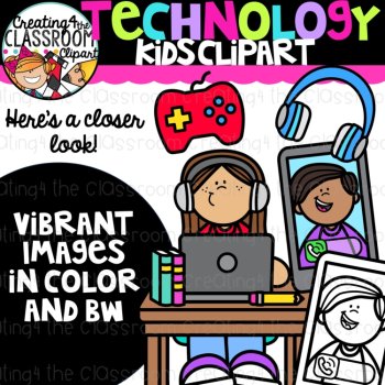 Technology Clipart Kids {S.T.E.M. Clipart}, image 2