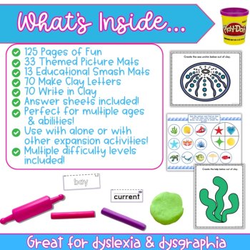 Over and Under the Waves by Kate Messner Play-Doh Clay Mats: Multi-Sensory Fun!, image 3