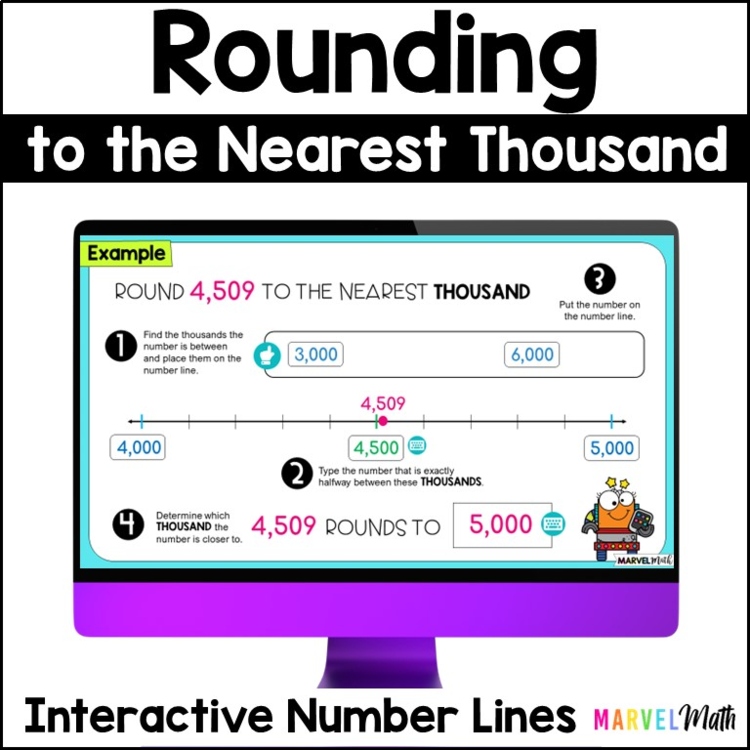 Rounding Numbers to the Nearest 1,000 - Google Classroom