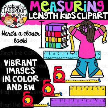 Height and Length Measurement Math Clipart Kids {Height and Length Clipart}, image 2