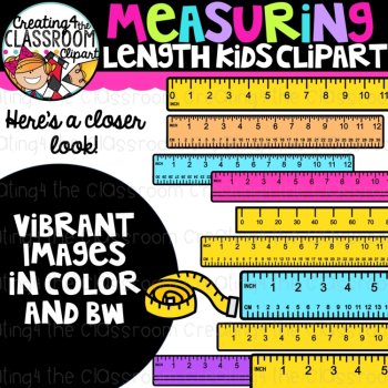 Height and Length Measurement Math Clipart Kids {Height and Length Clipart}, image 3