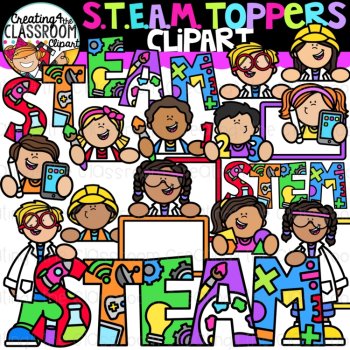 Science Clipart Kids Mega Bundle | STEM Clipart for Commercial Use, image 4
