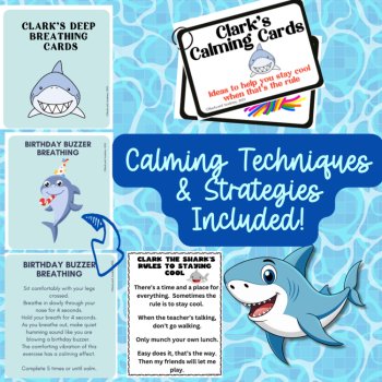 Clark the Shark Expansion Book Companion Activities, Coloring and Games, image 3