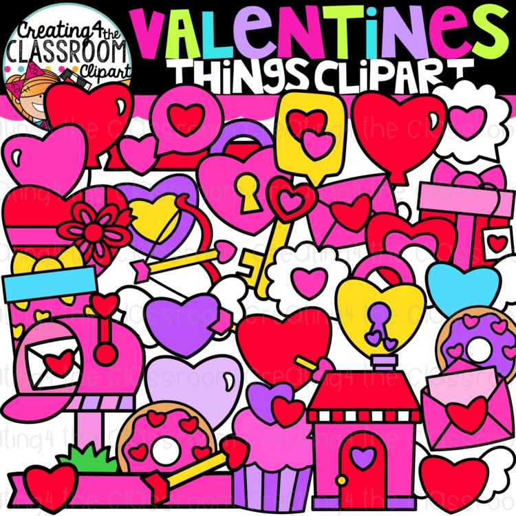 Valentines Clipart {Valentines Day Clipart}