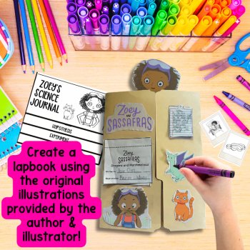 Zoey & Sassafras Dragons & Marshmallows Book Companion Lapbook & Bingo Game, image 2