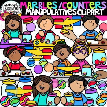 Math Manipulatives Clipart Mega Bundle {Math Clipart}, image 2