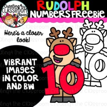 Free Rudolph Clipart {Christmas Clipart Free}, image 2