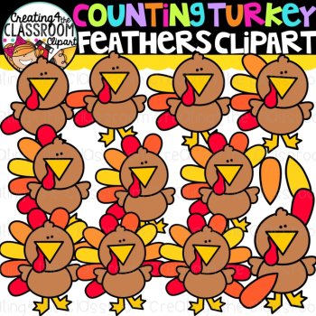 Turkey Clipart Bundle {Creating4 the Classroom}, image 4