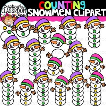 Winter Counting Clipart Bundle {Creating4 the Classroom}, image 4