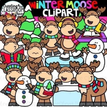 Winter Mix Clipart Bundle | Winter clipart for activities, image 2