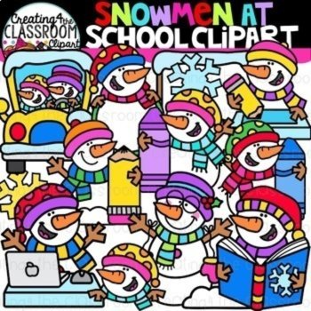 Winter Mix Clipart Bundle | Winter clipart for activities, image 4
