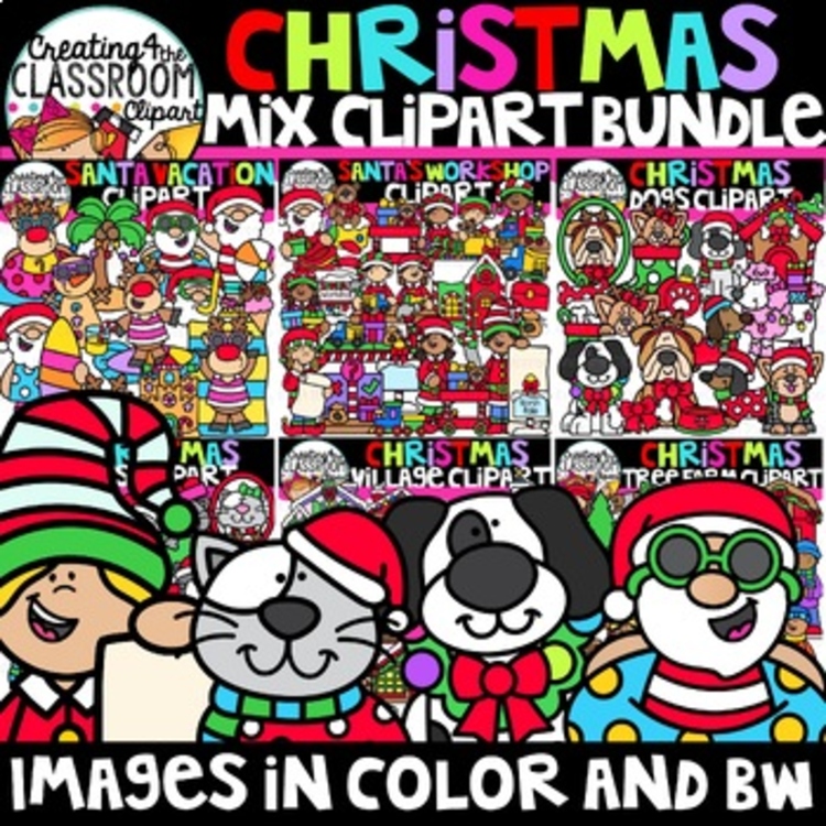 Christmas Clipart Bundle {Creating4 the Classroom}