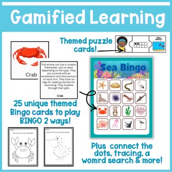 Over and Under the Waves Book Companion Kate Messner Games, Printable, Expansion, image 4