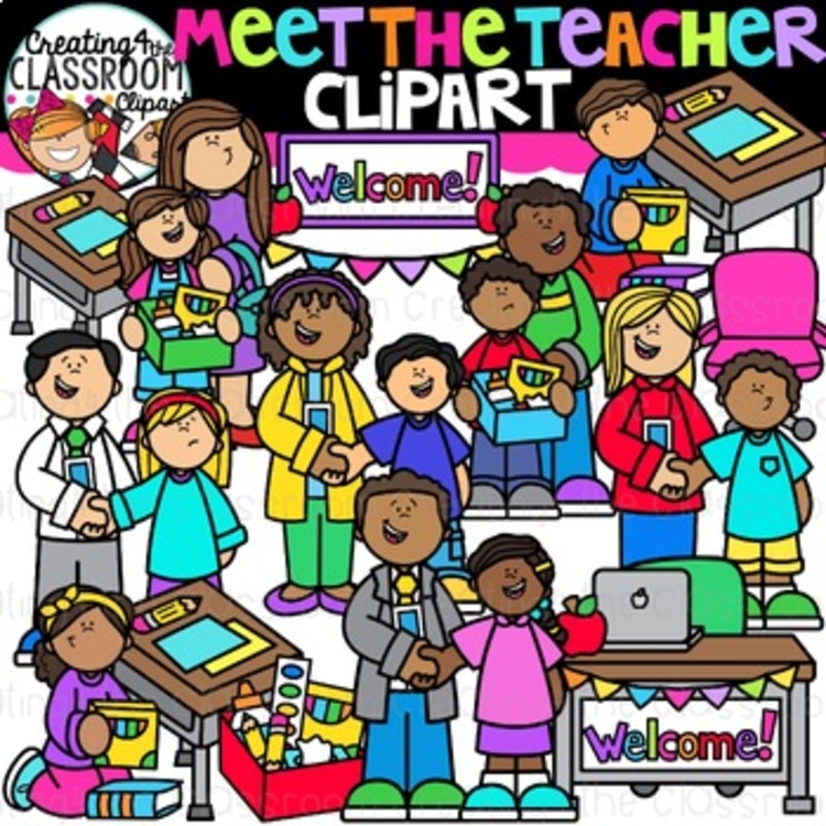 Meet the Teacher Clipart {Back to School Clipart}