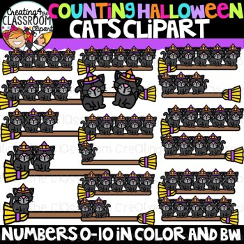 Halloween Counting Clipart Bundle {Halloween Clipart}, image 3