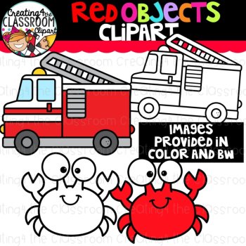 Red Objects Clipart {Red Clipart}, image 2