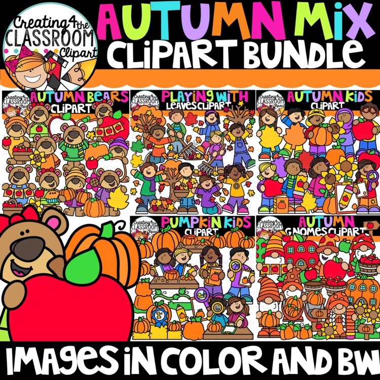 Autumn Clipart Bundle {Creating4 the Classroom}