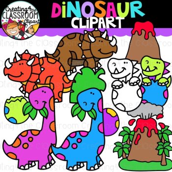 Dinosaur Clipart {Creating4 the Classroom Clipart}, image 2